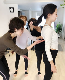 身体感覚の変化をその場で感じやすい